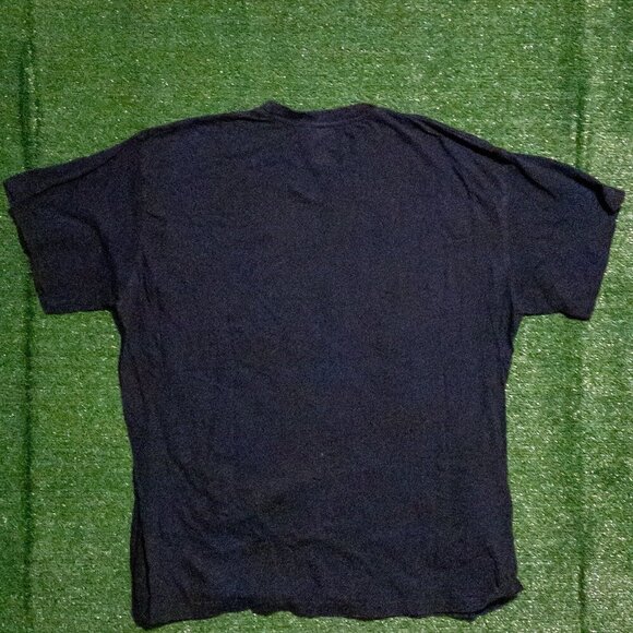 MAJESTIC AUTHENTIC NEW YORK YANKEES NAVY BLUE MENS CASUAL T SHIRT SIZE XXXXL - Picture 7 of 8